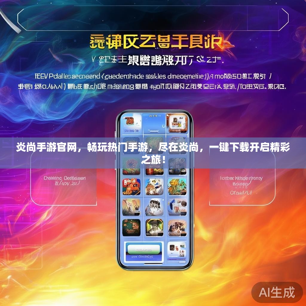 炎尚手游官网，畅玩热门手游，尽在炎尚，一键下载开启精彩之旅！