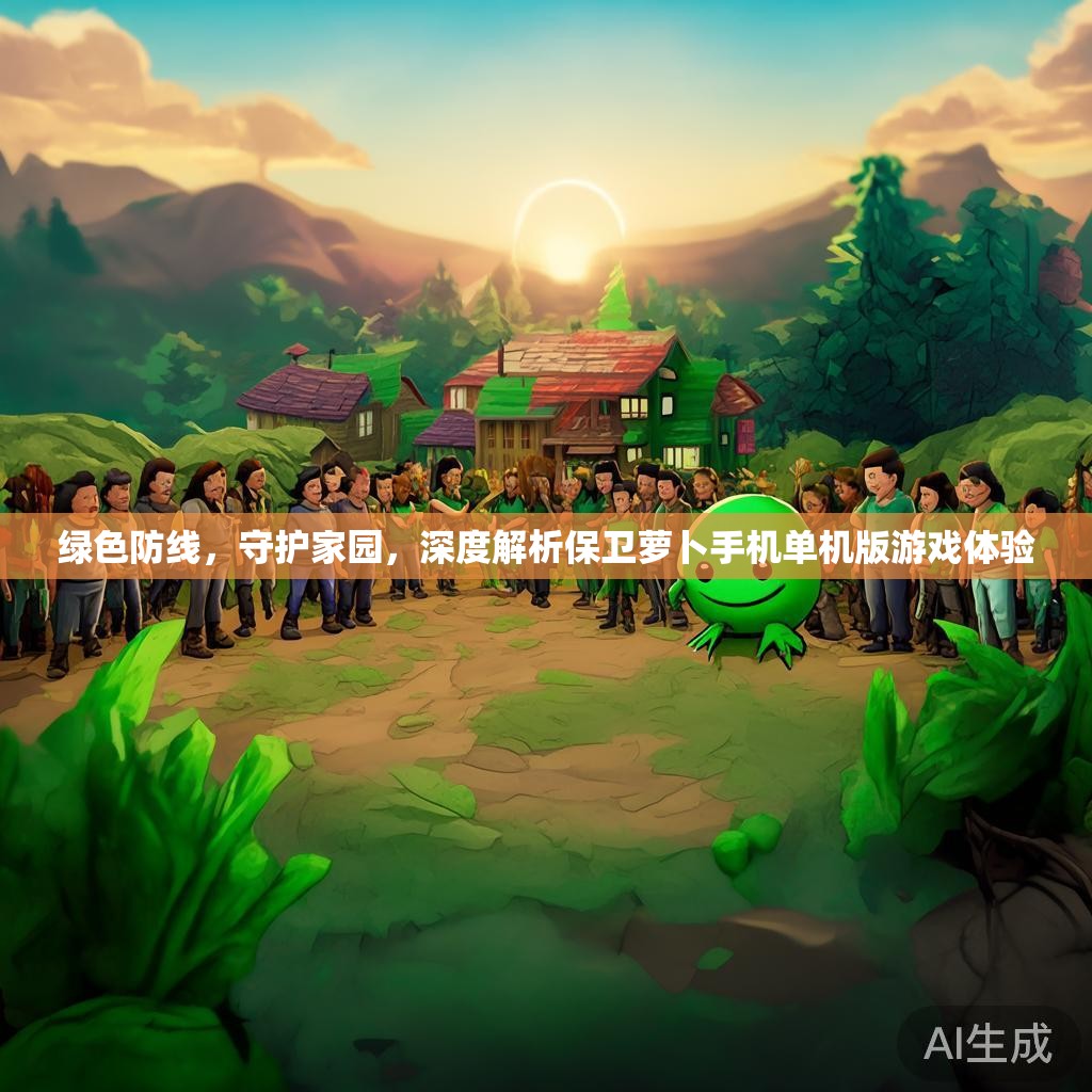 绿色防线，守护家园，深度解析保卫萝卜手机单机版游戏体验