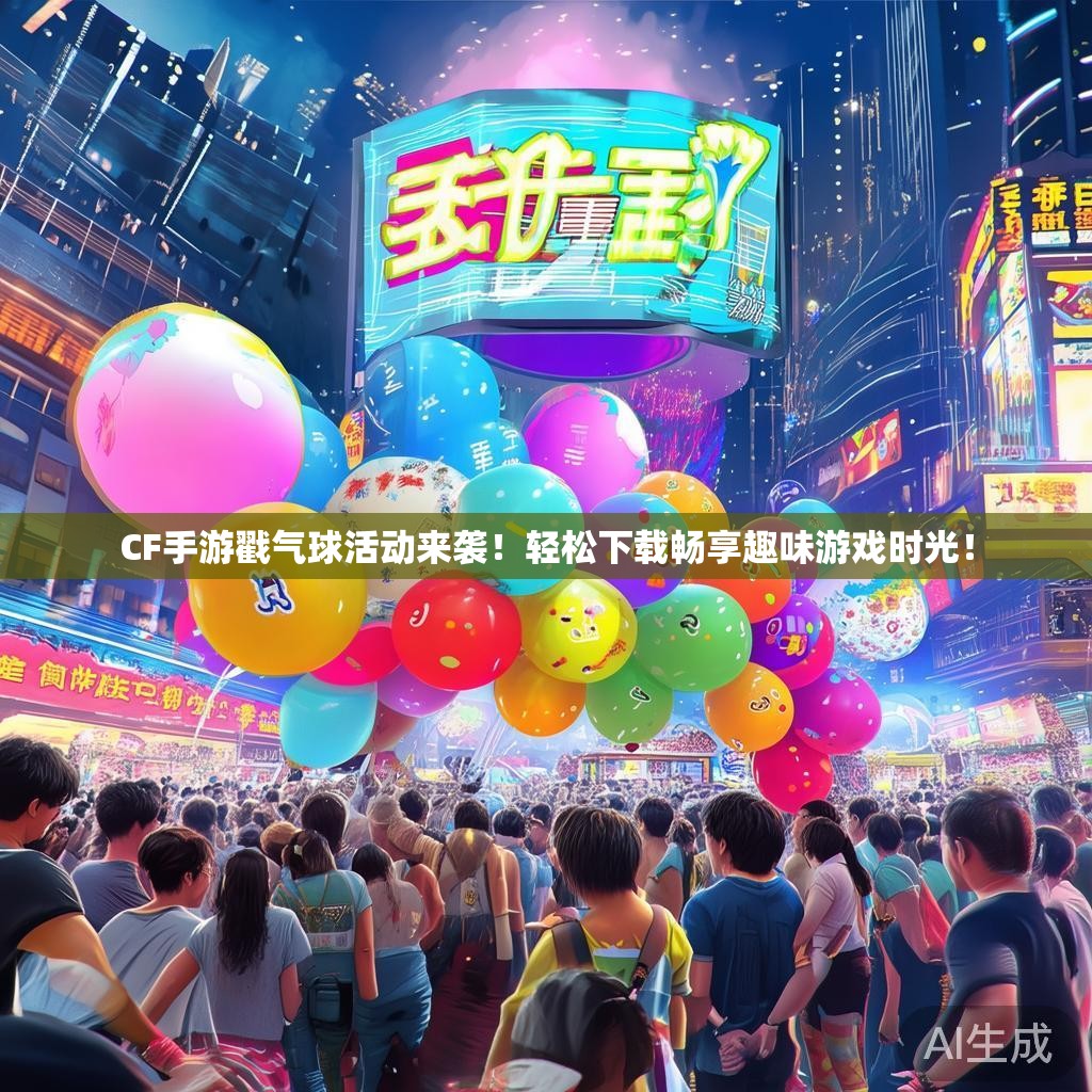 CF手游戳气球活动来袭！轻松下载畅享趣味游戏时光！