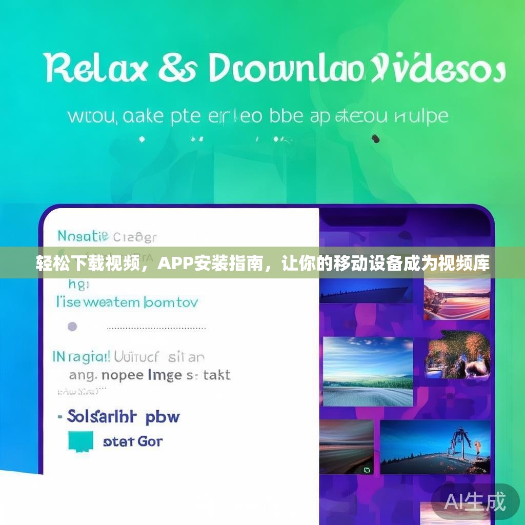 轻松下载视频，APP安装指南，让你的移动设备成为视频库