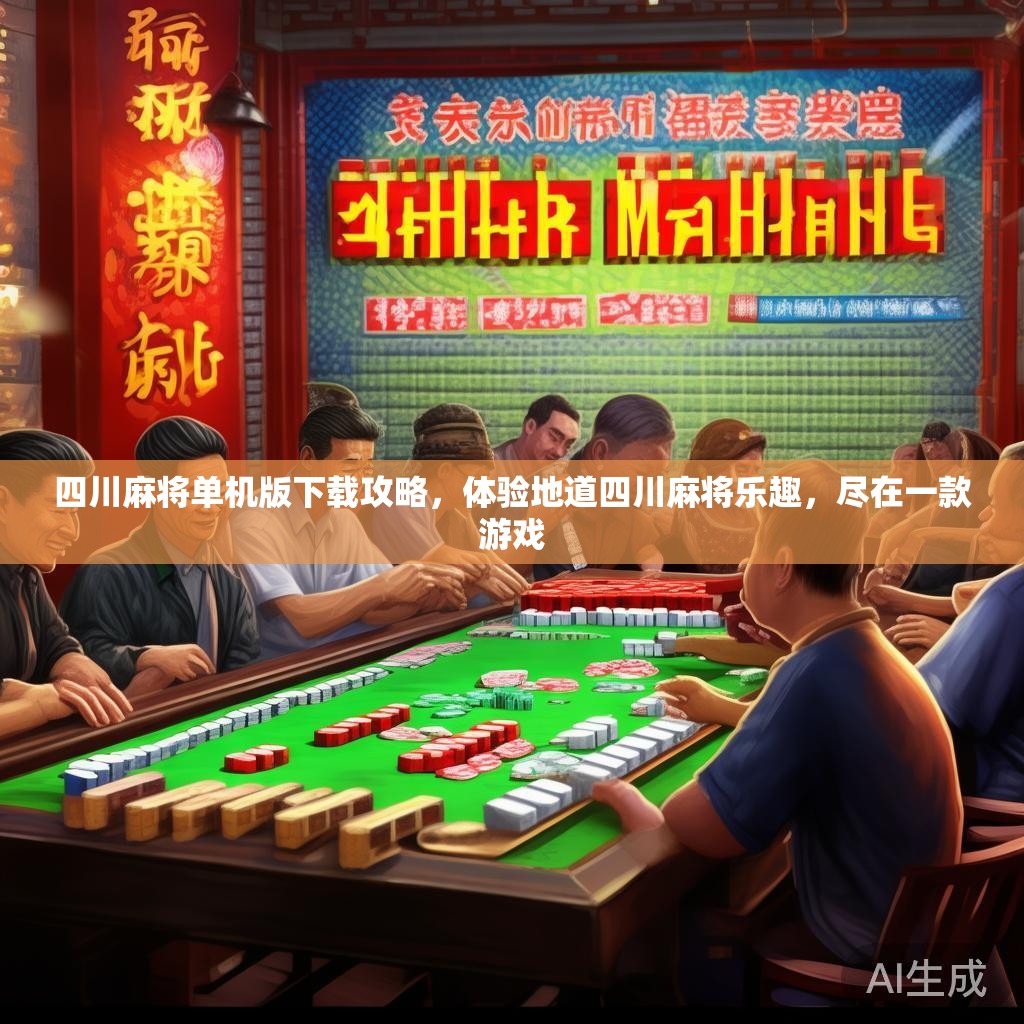 四川麻将单机版下载攻略，体验地道四川麻将乐趣，尽在一款游戏