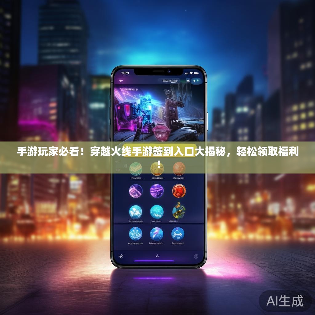 手游玩家必看！穿越火线手游签到入口大揭秘，轻松领取福利！