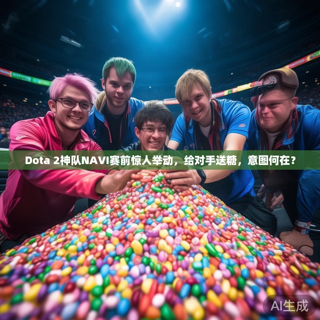 Dota 2神队NAVI赛前惊人举动，给对手送糖，意图何在？