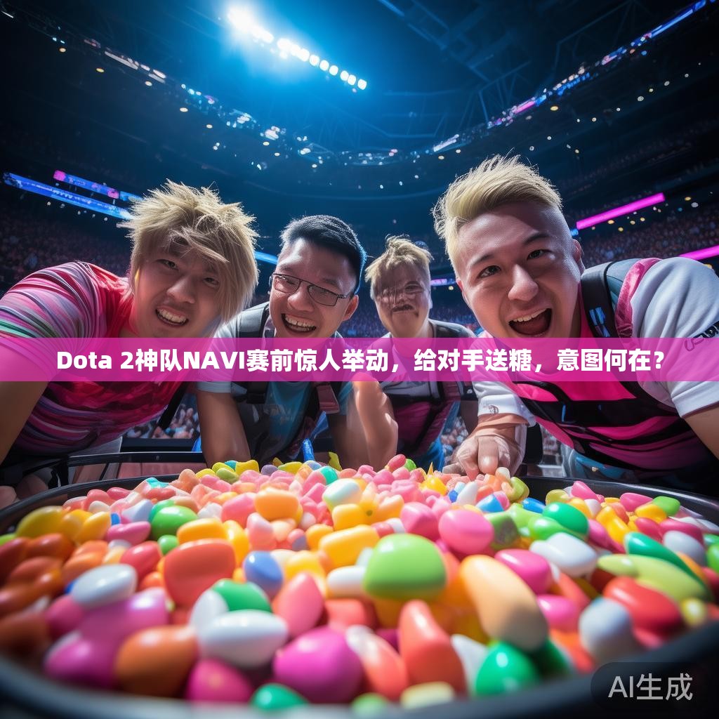 Dota 2神队NAVI赛前惊人举动，给对手送糖，意图何在？