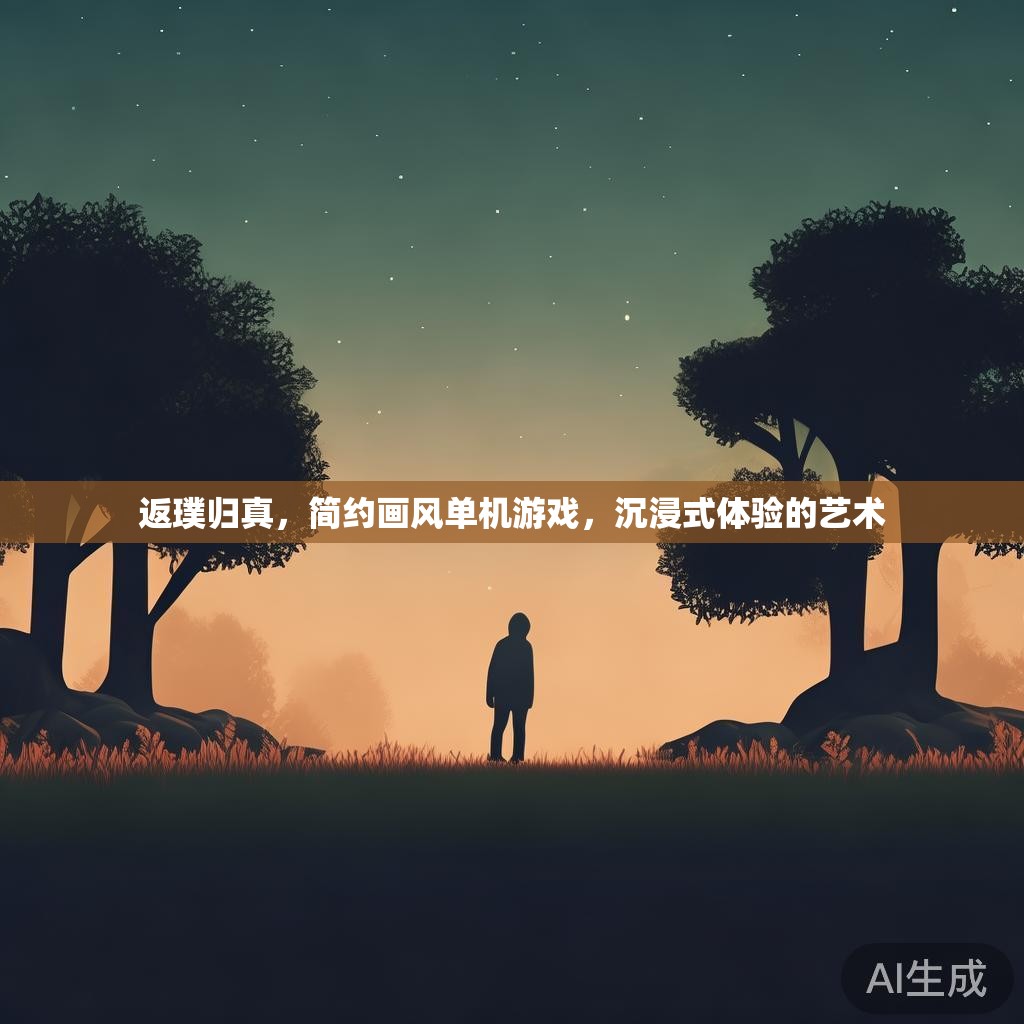 返璞归真，简约画风单机游戏，沉浸式体验的艺术