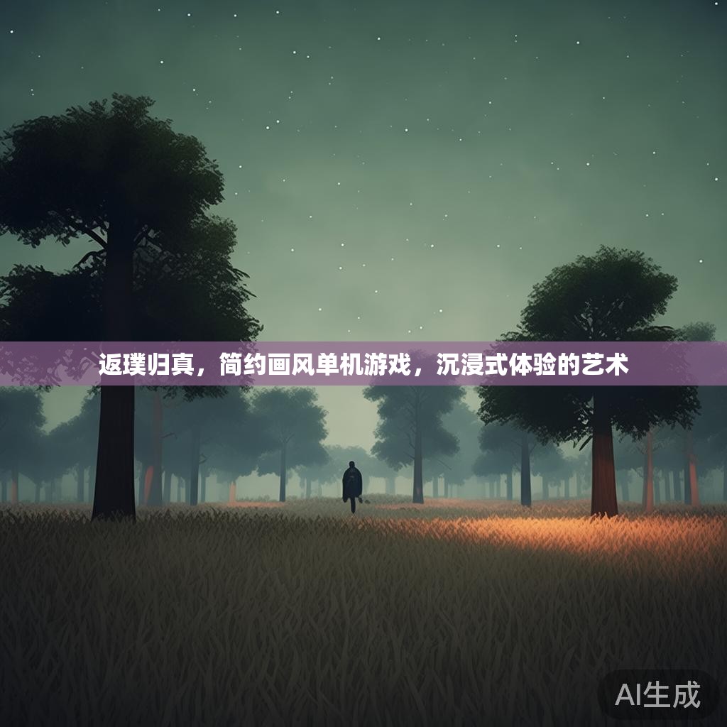 返璞归真，简约画风单机游戏，沉浸式体验的艺术