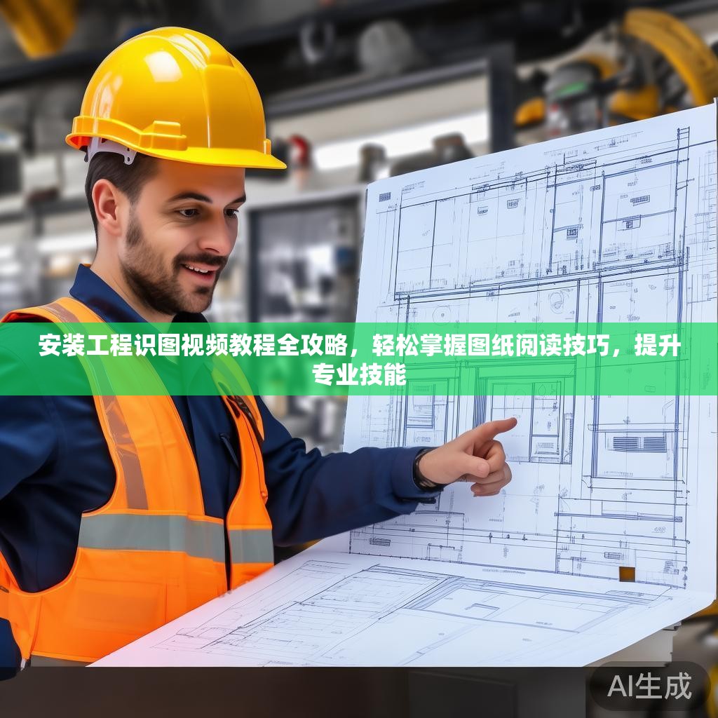 安装工程识图视频教程全攻略，轻松掌握图纸阅读技巧，提升专业技能