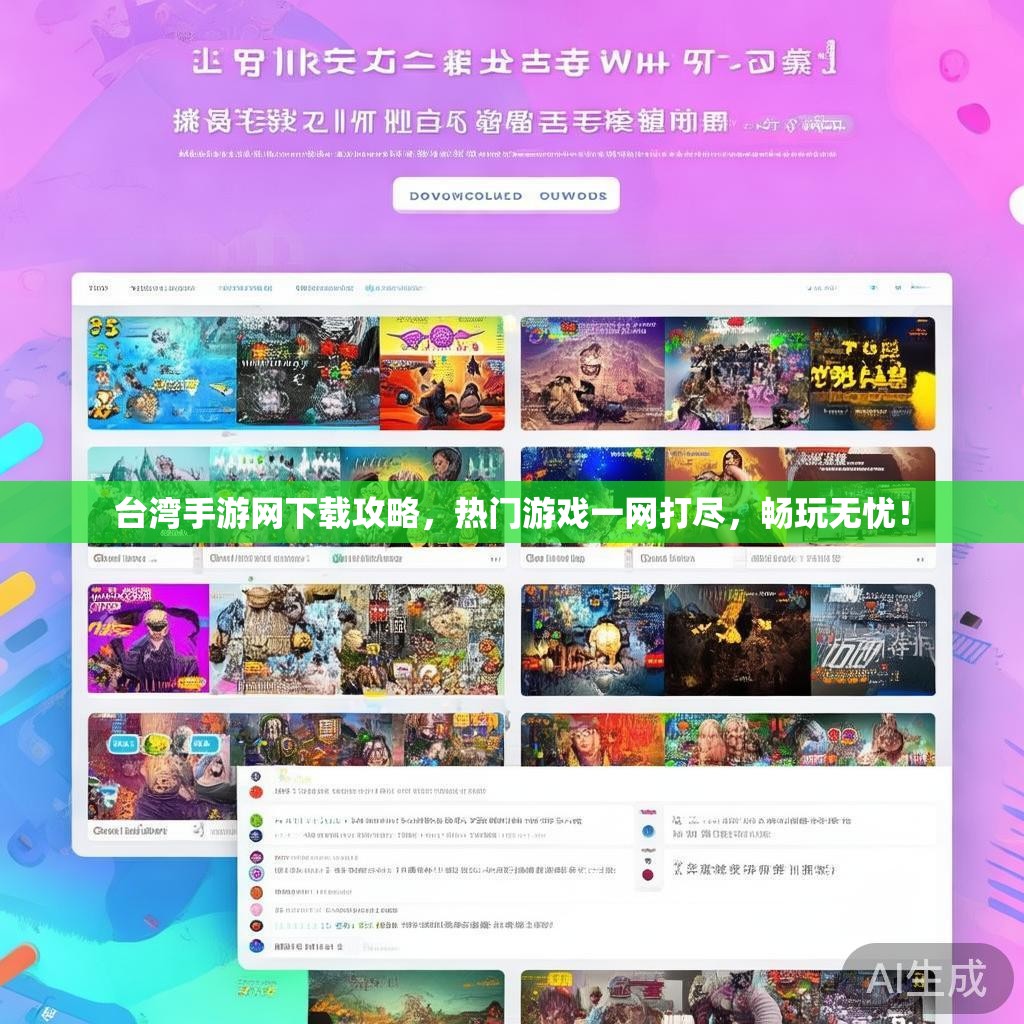 台湾手游网下载攻略，热门游戏一网打尽，畅玩无忧！