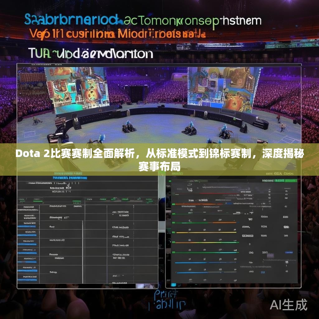 Dota 2比赛赛制全面解析，从标准模式到锦标赛制，深度揭秘赛事布局