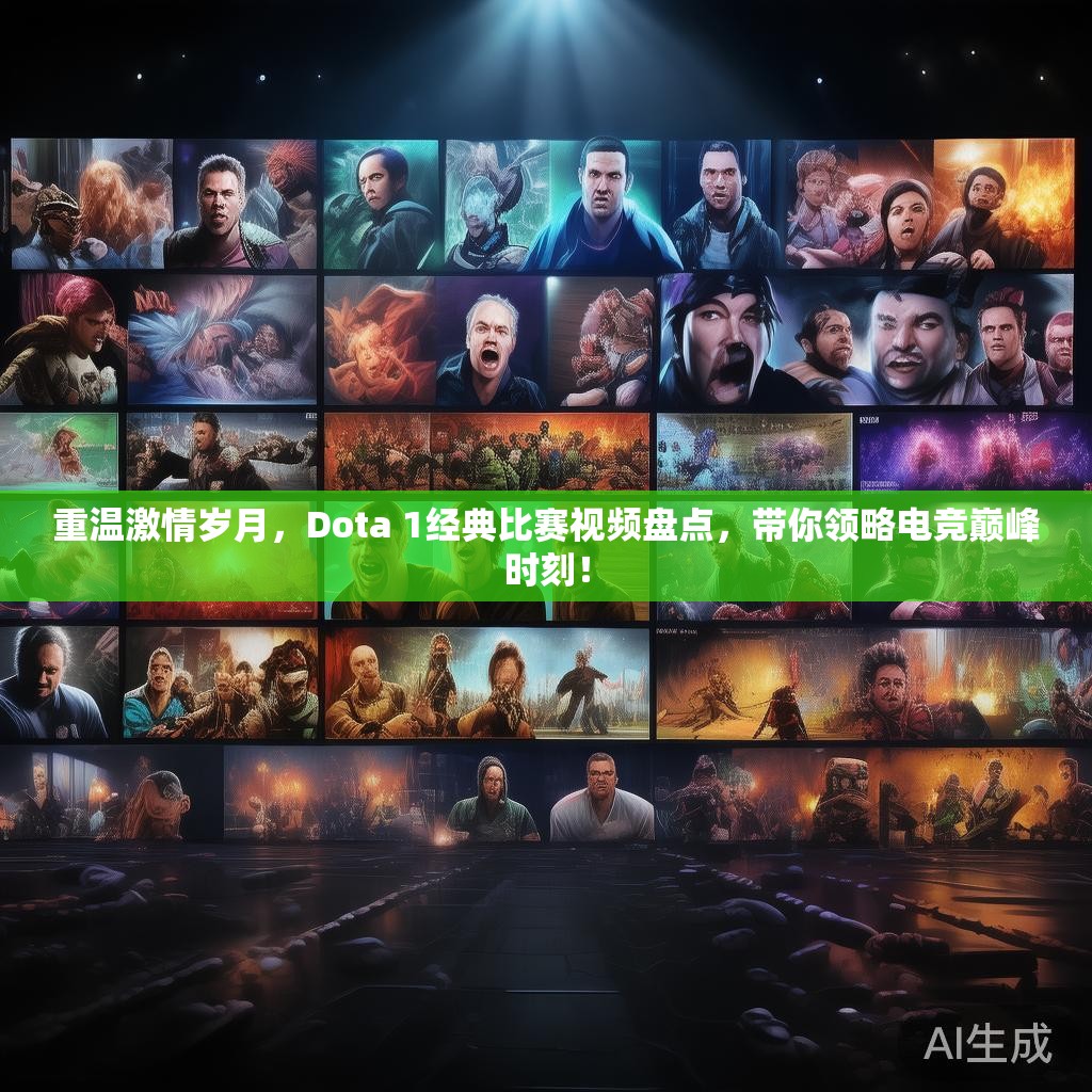 重温激情岁月，Dota 1经典比赛视频盘点，带你领略电竞巅峰时刻！