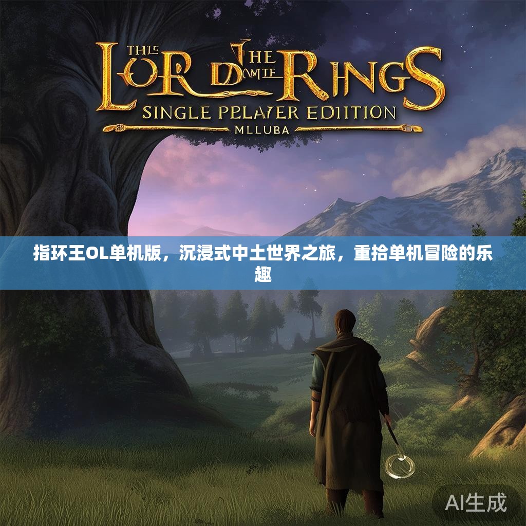 指环王OL单机版，沉浸式中土世界之旅，重拾单机冒险的乐趣