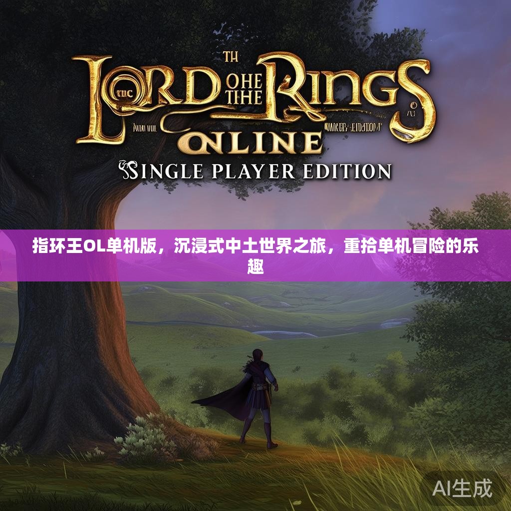 指环王OL单机版，沉浸式中土世界之旅，重拾单机冒险的乐趣