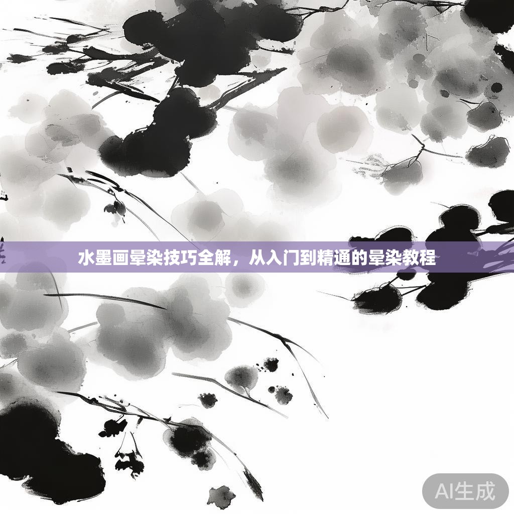 水墨画晕染技巧全解，从入门到精通的晕染教程