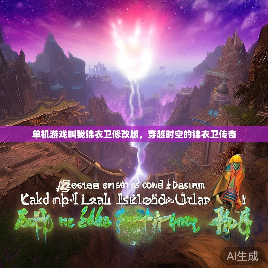 单机游戏叫我锦衣卫修改版，穿越时空的锦衣卫传奇