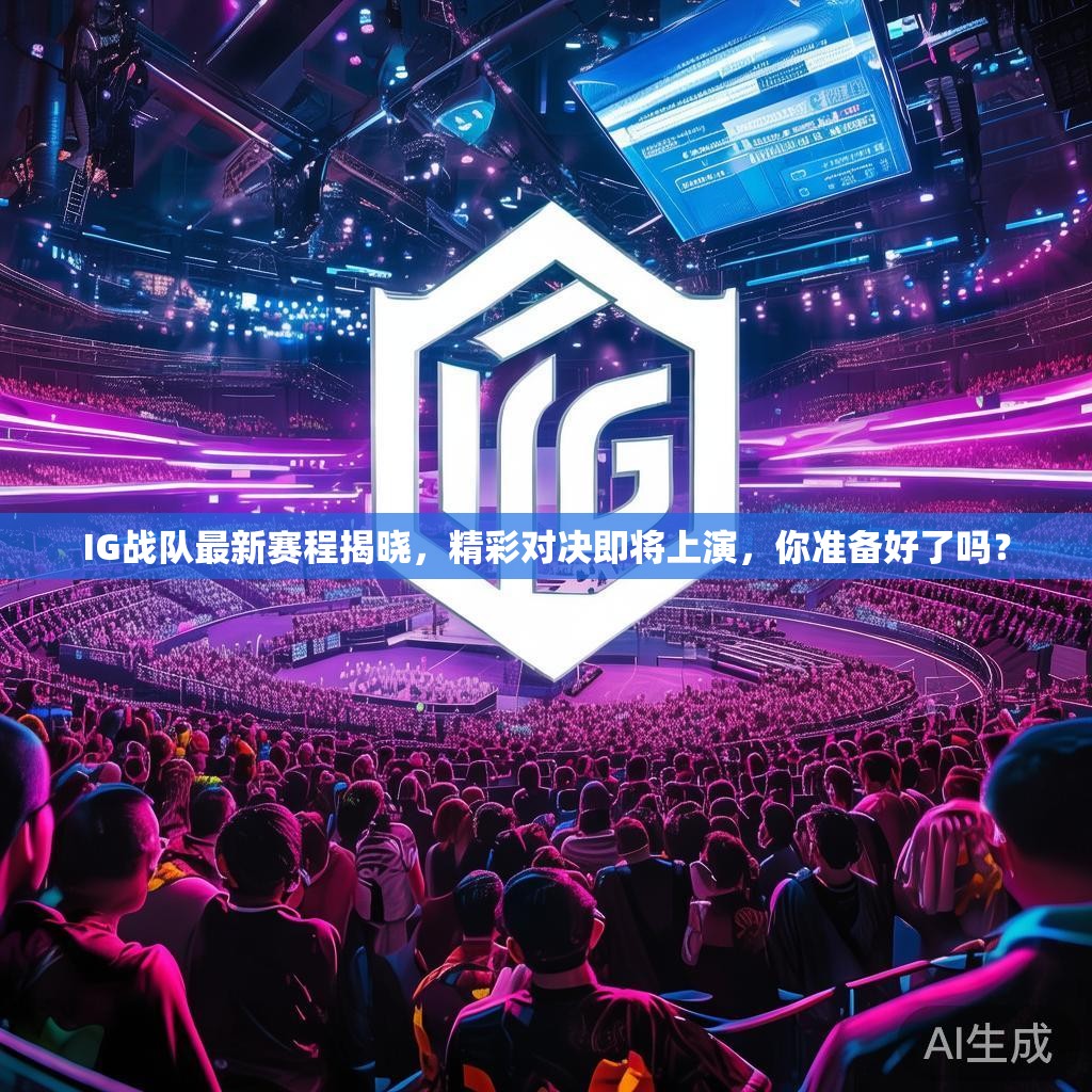 IG战队最新赛程揭晓，精彩对决即将上演，你准备好了吗？