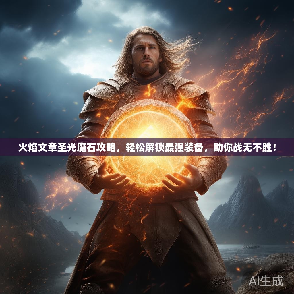火焰文章圣光魔石攻略,轻松解锁最强装备,助你战无不胜! 火焰文章圣光魔石攻略,轻松解锁最强装备,助你战无不胜!