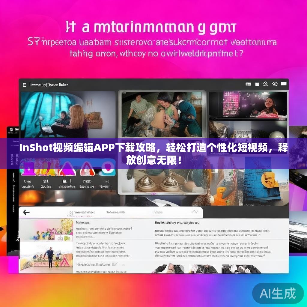 InShot视频编辑APP下载攻略,轻松打造个性化短视频,释放创意无限! InShot视频编辑APP下载攻略,轻松打造个性化短视频,释放创意无限!