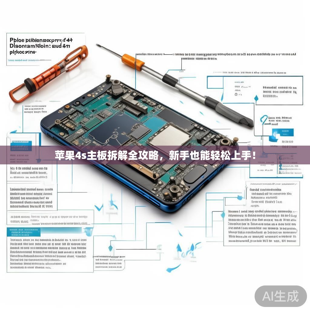 苹果4s主板拆解全攻略,新手也能轻松上手! 苹果4s主板拆解全攻略,新手也能轻松上手!