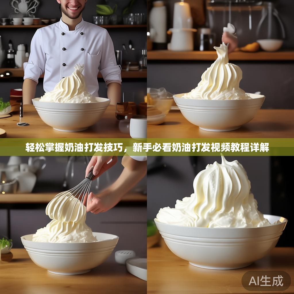 轻松掌握奶油打发技巧,新手必看奶油打发视频教程详解 轻松掌握奶油打发技巧,新手必看奶油打发视频教程详解