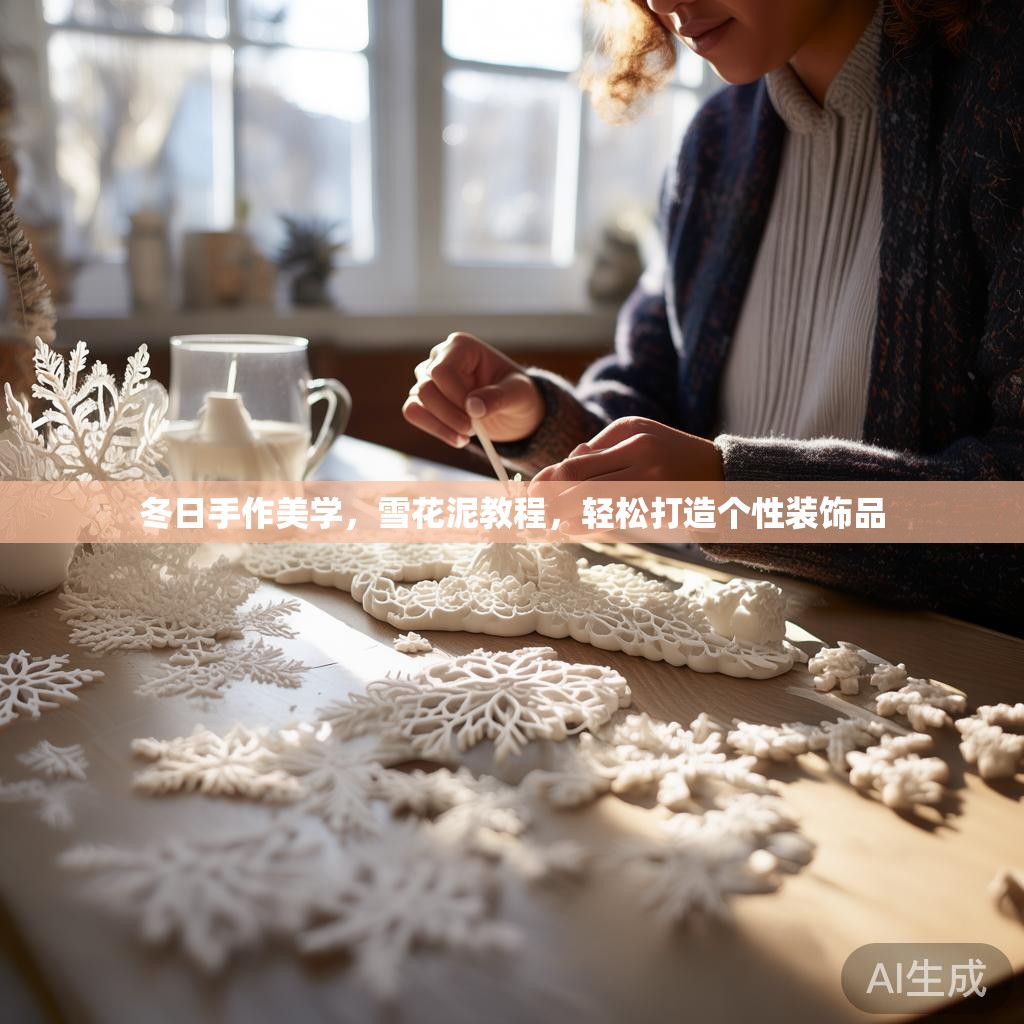冬日手作美学,雪花泥教程,轻松打造个性装饰品 冬日手作美学,雪花泥教程,轻松打造个性装饰品