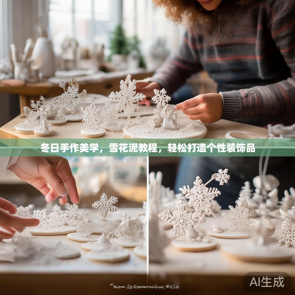 冬日手作美学,雪花泥教程,轻松打造个性装饰品 冬日手作美学,雪花泥教程,轻松打造个性装饰品