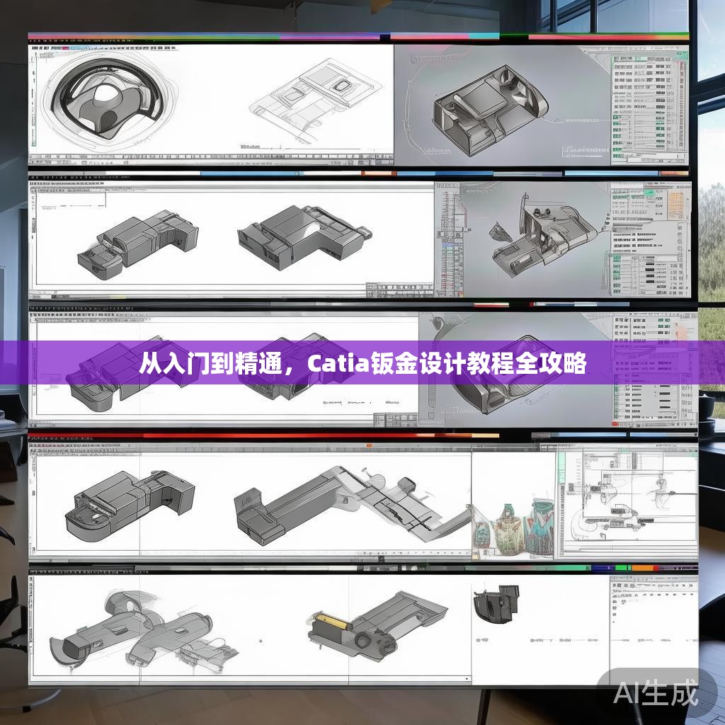 从入门到精通,Catia钣金设计教程全攻略 从入门到精通,Catia钣金设计教程全攻略
