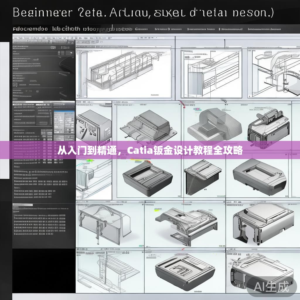 从入门到精通,Catia钣金设计教程全攻略 从入门到精通,Catia钣金设计教程全攻略