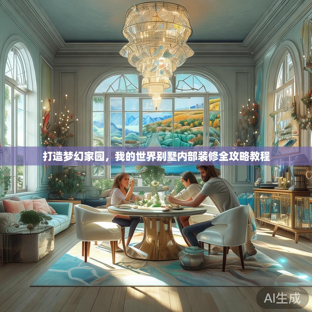 打造梦幻家园，我的世界别墅内部装修全攻略教程