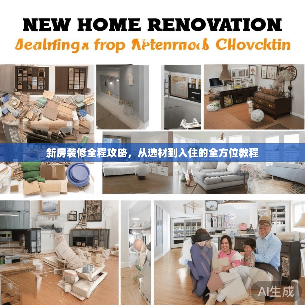 新房装修全程攻略，从选材到入住的全方位教程