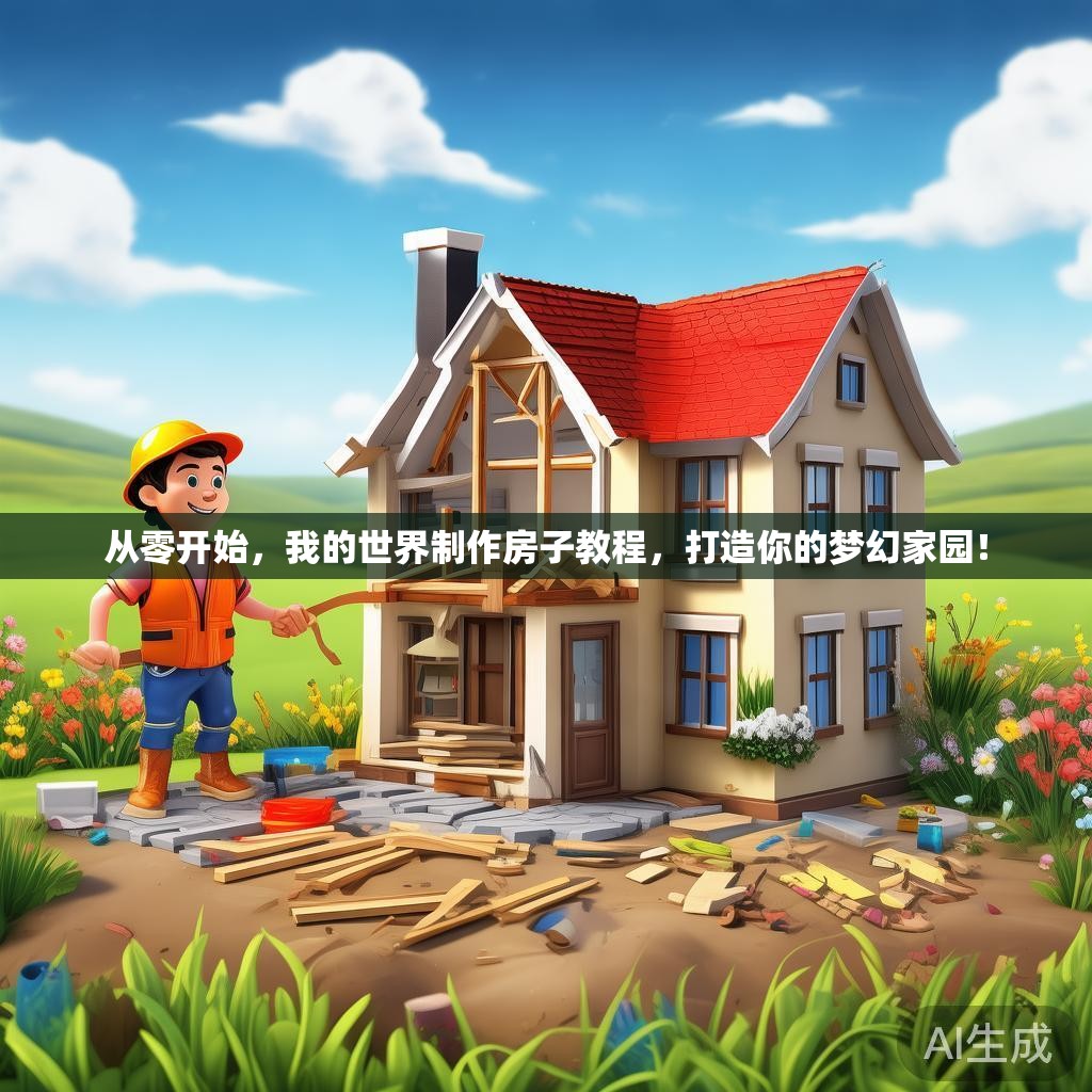 从零开始，我的世界制作房子教程，打造你的梦幻家园！