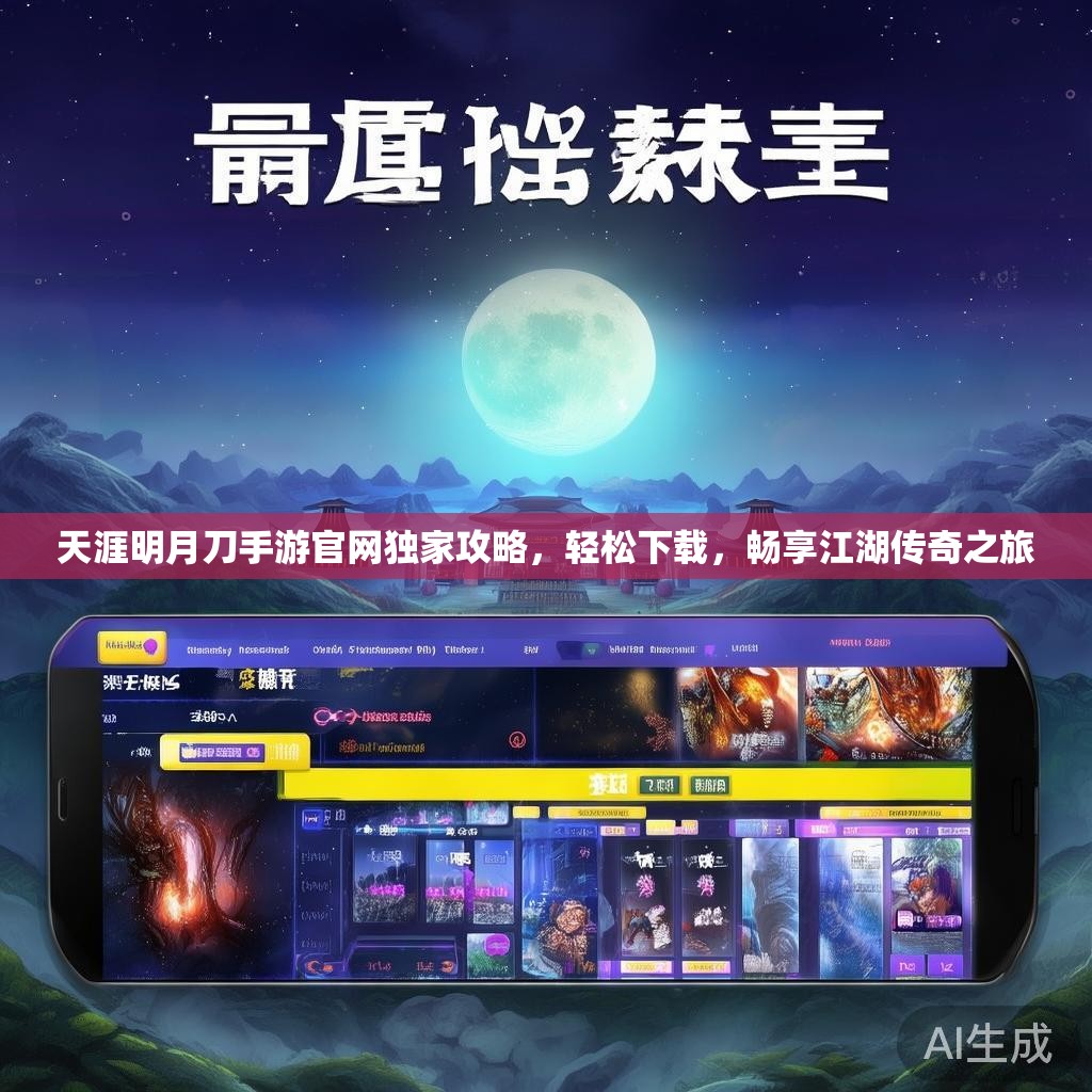 天涯明月刀手游官网独家攻略，轻松下载，畅享江湖传奇之旅