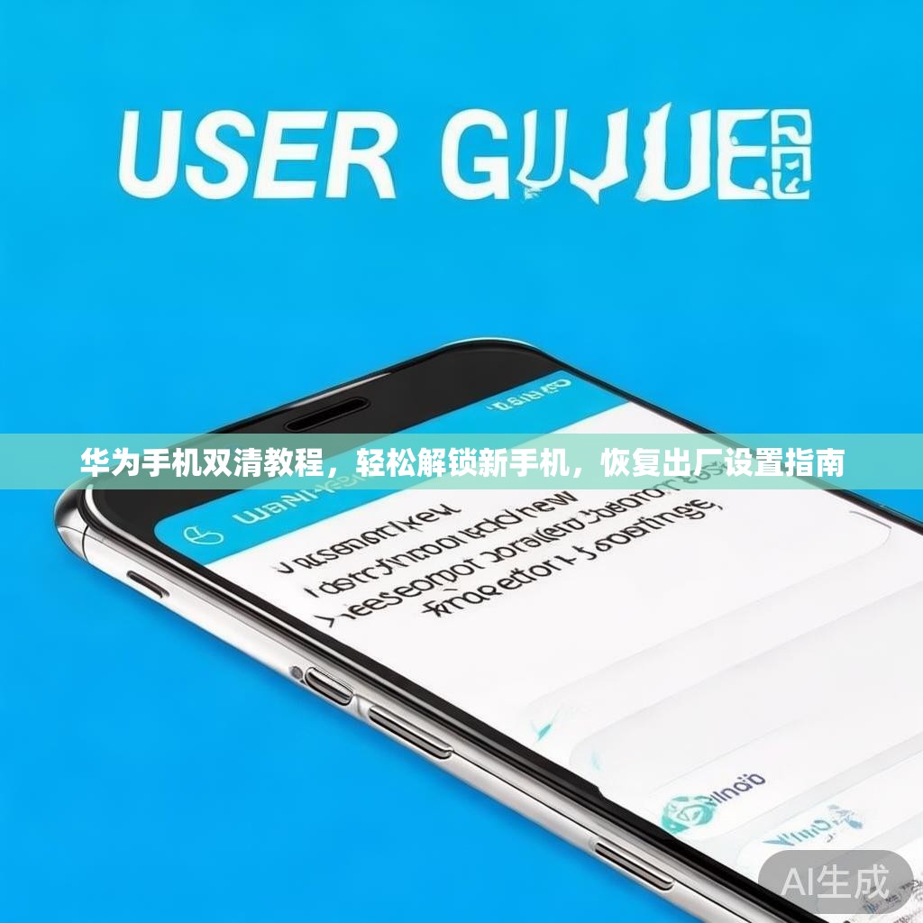 华为手机双清教程,轻松解锁新手机,恢复出厂设置指南 华为手机双清教程,轻松解锁新手机,恢复出厂设置指南