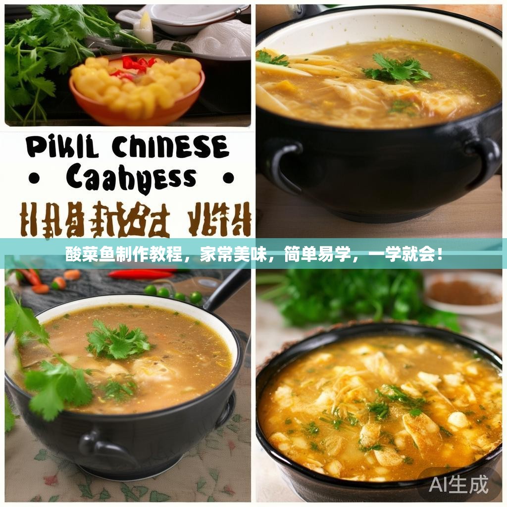 酸菜鱼制作教程，家常美味，简单易学，一学就会！