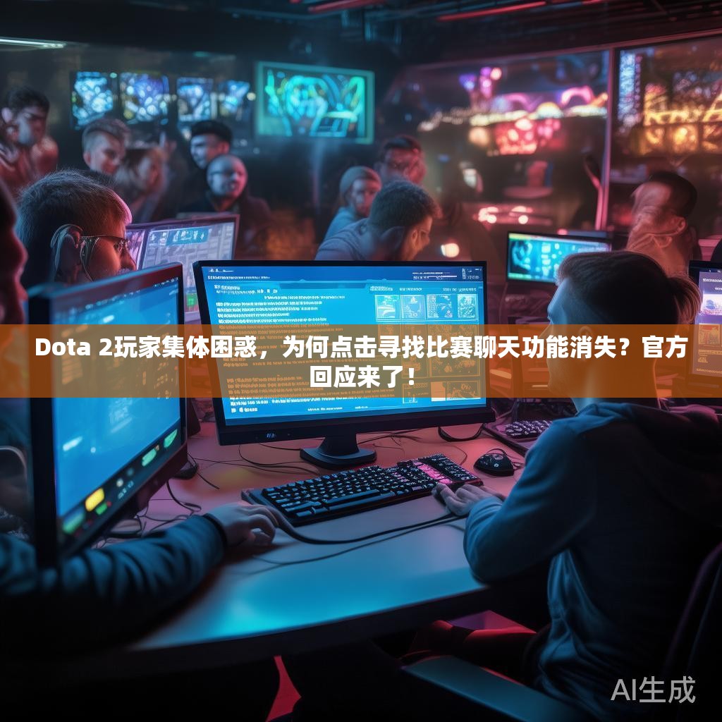 Dota 2玩家集体困惑,为何点击寻找比赛聊天功能消失?官方回应来了! Dota 2玩家集体困惑,为何点击寻找比赛聊天功能消失?官方回应来了!
