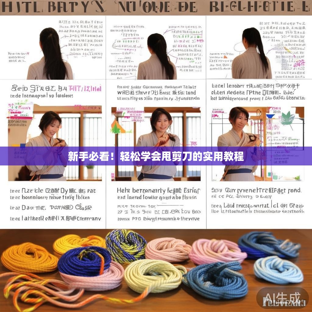 新手必看!轻松学会甩剪刀的实用教程 新手必看!轻松学会甩剪刀的实用教程