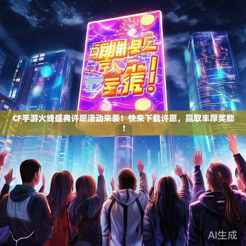 CF手游火线盛典许愿活动来袭！快来下载许愿，赢取丰厚奖励！