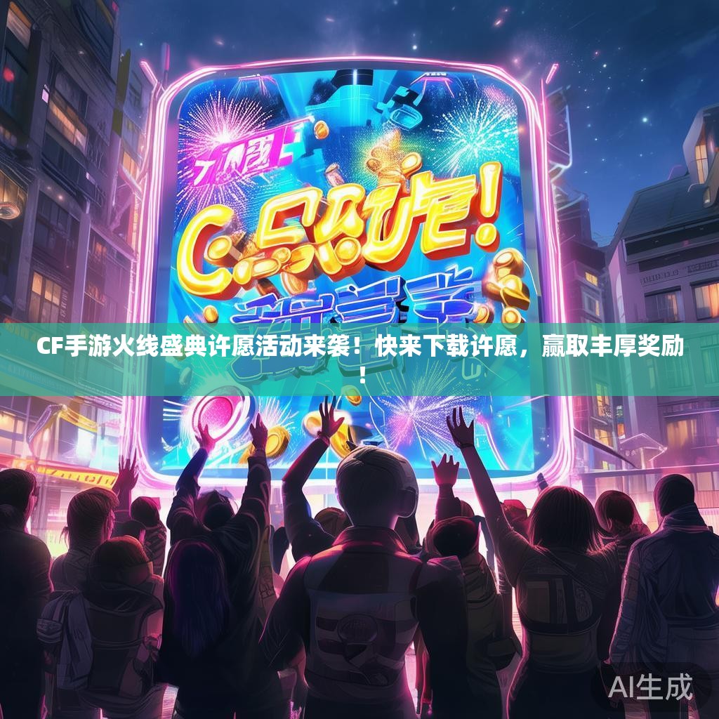 CF手游火线盛典许愿活动来袭！快来下载许愿，赢取丰厚奖励！
