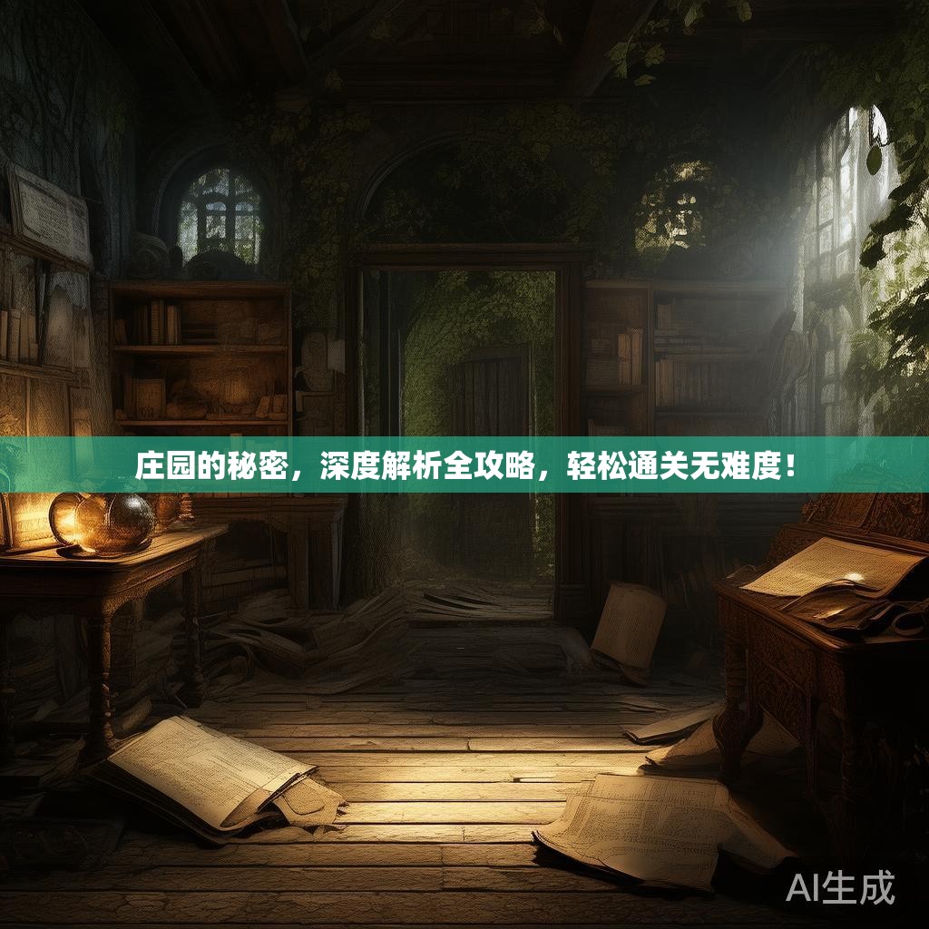 庄园的秘密，深度解析全攻略，轻松通关无难度！