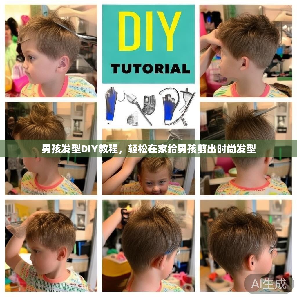 男孩发型DIY教程，轻松在家给男孩剪出时尚发型