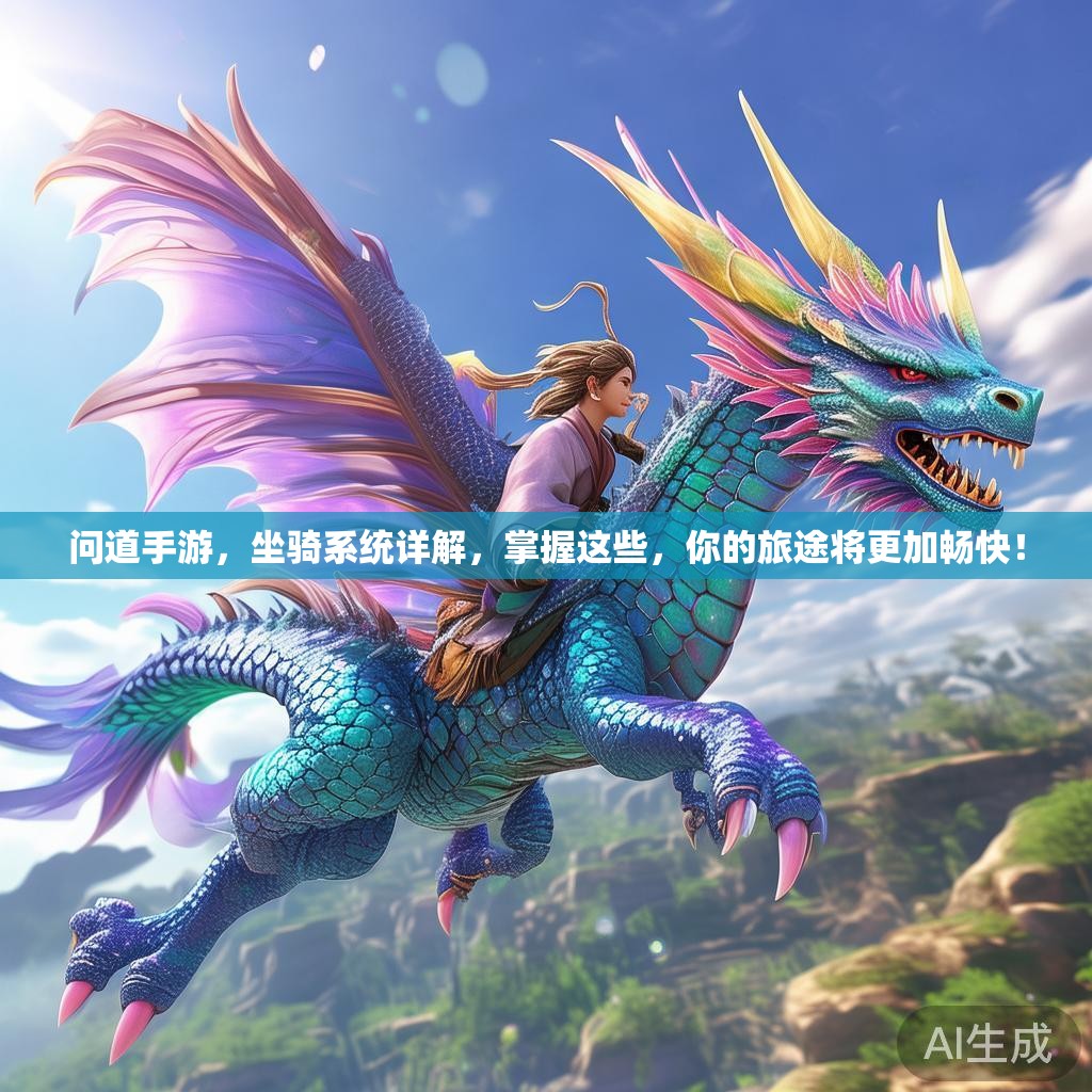 问道手游，坐骑系统详解，掌握这些，你的旅途将更加畅快！