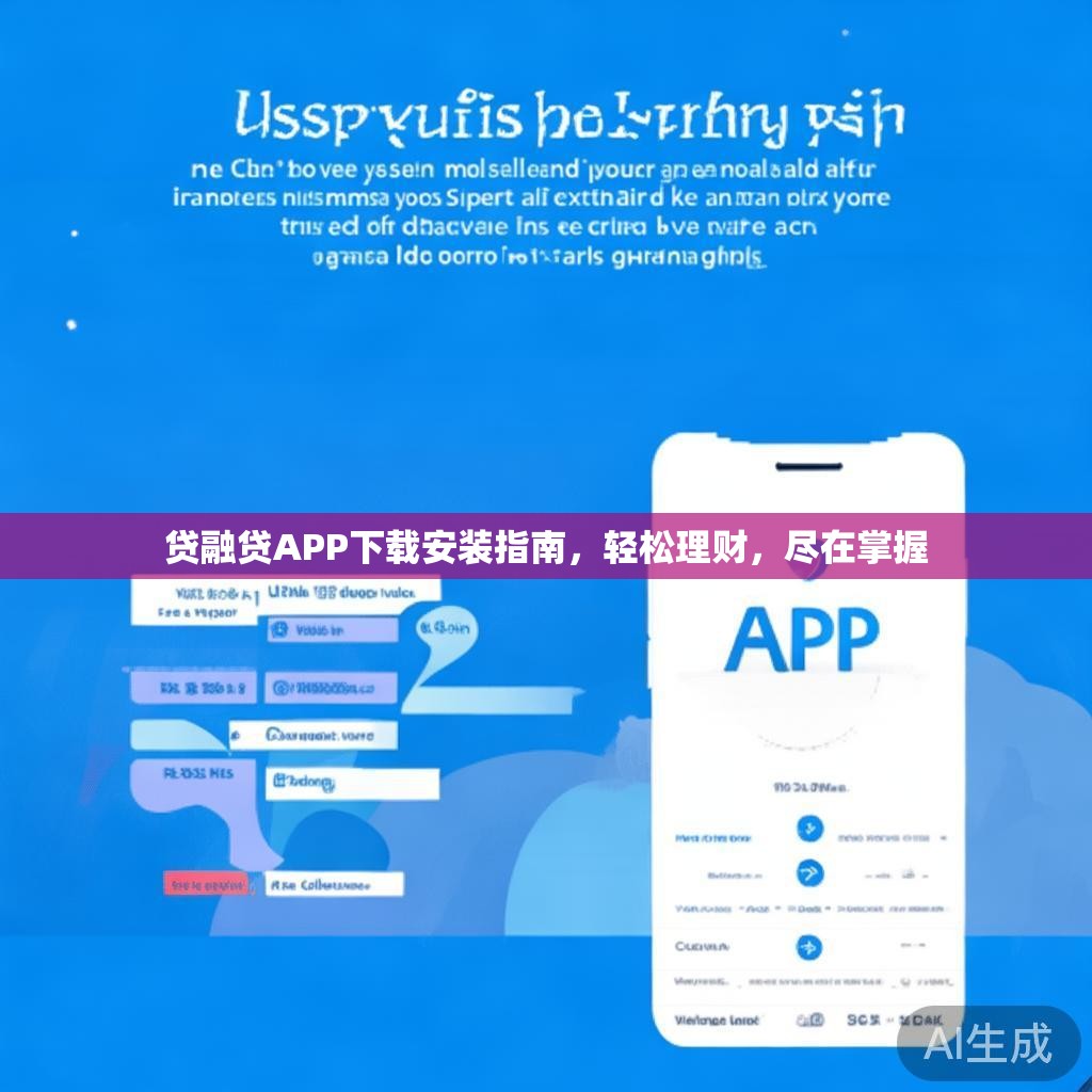 贷融贷APP下载安装指南，轻松理财，尽在掌握