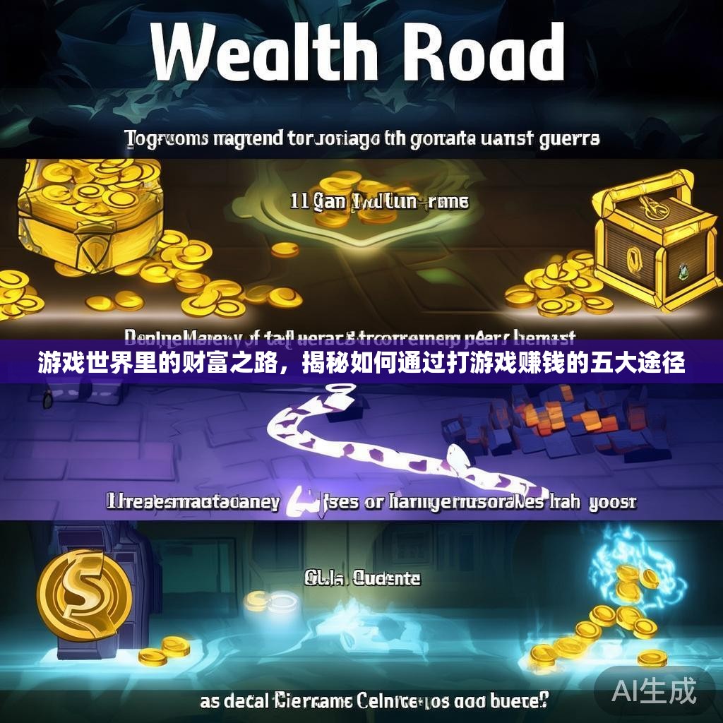 游戏世界里的财富之路，揭秘如何通过打游戏赚钱的五大途径
