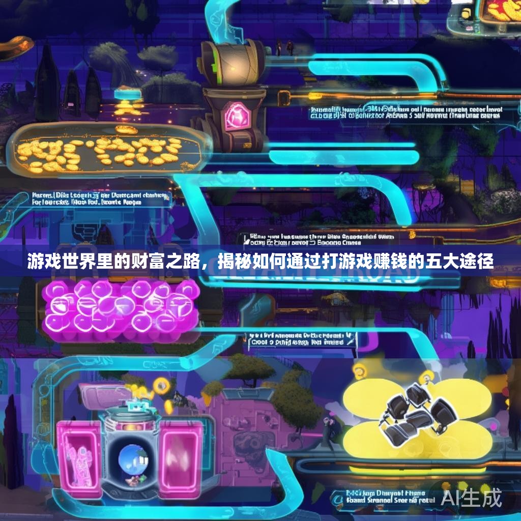 游戏世界里的财富之路，揭秘如何通过打游戏赚钱的五大途径