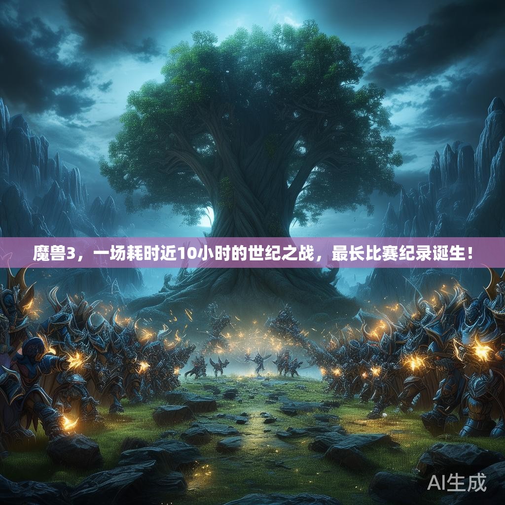 魔兽3，一场耗时近10小时的世纪之战，最长比赛纪录诞生！