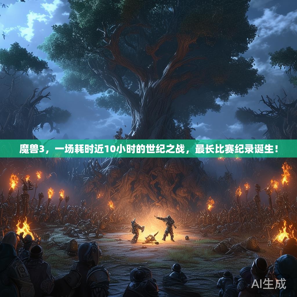 魔兽3，一场耗时近10小时的世纪之战，最长比赛纪录诞生！