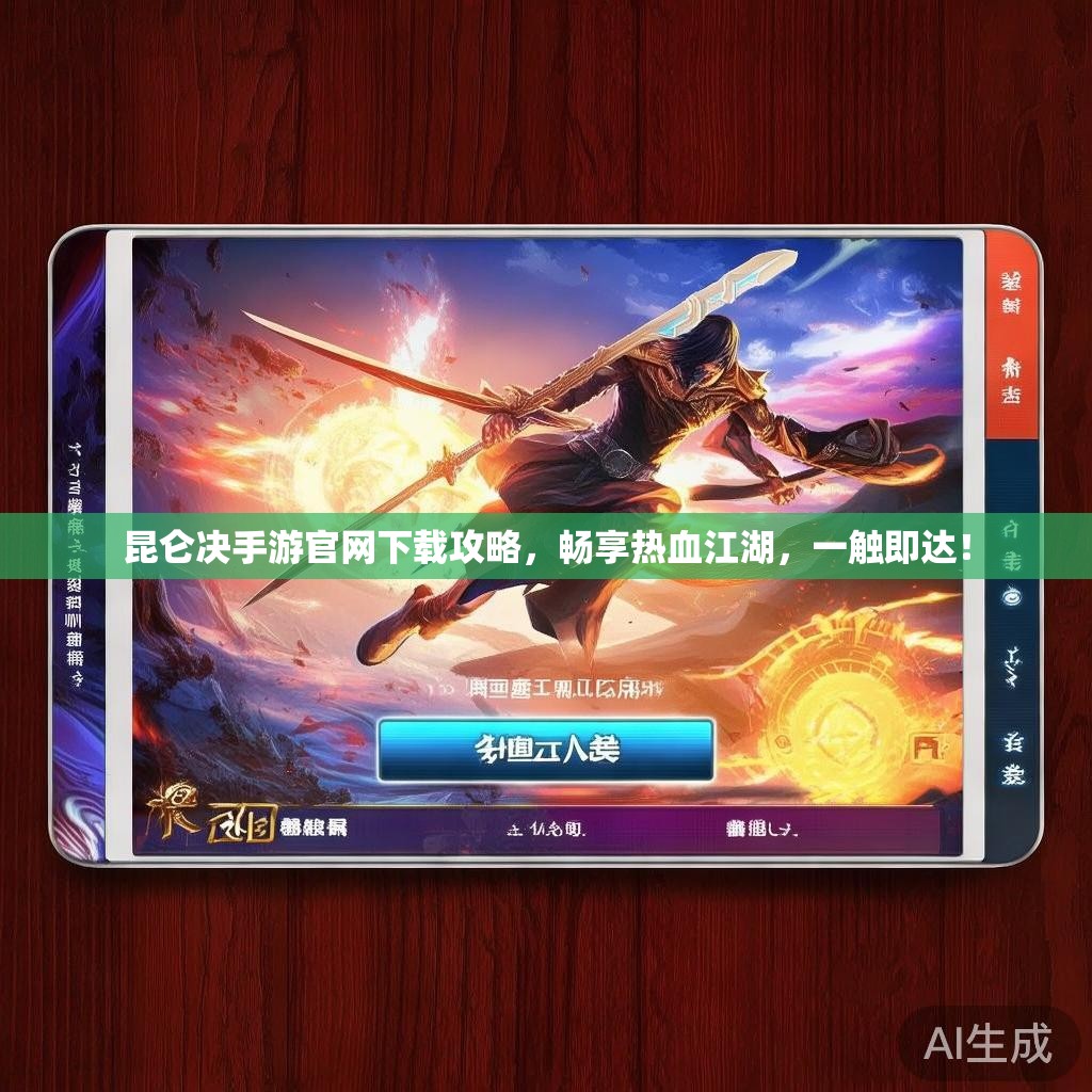 昆仑决手游官网下载攻略,畅享热血江湖,一触即达! 昆仑决手游官网下载攻略,畅享热血江湖,一触即达!