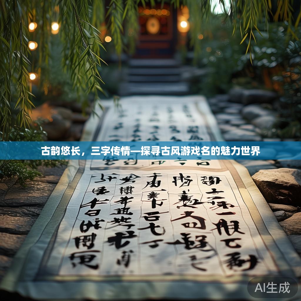 古韵悠长,三字传情—探寻古风游戏名的魅力世界 古韵悠长,三字传情—探寻古风游戏名的魅力世界