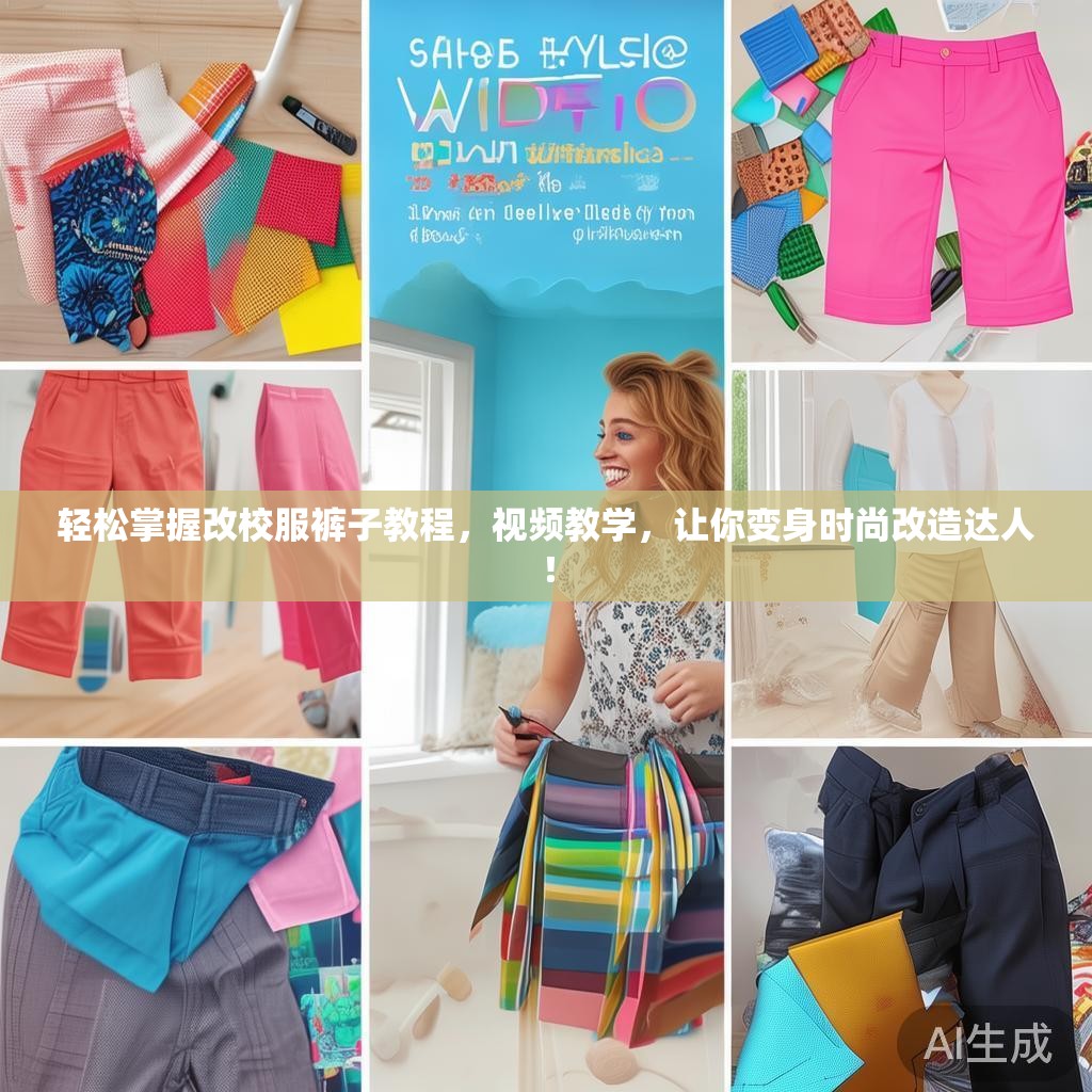 轻松掌握改校服裤子教程,视频教学,让你变身时尚改造达人! 轻松掌握改校服裤子教程,视频教学,让你变身时尚改造达人!