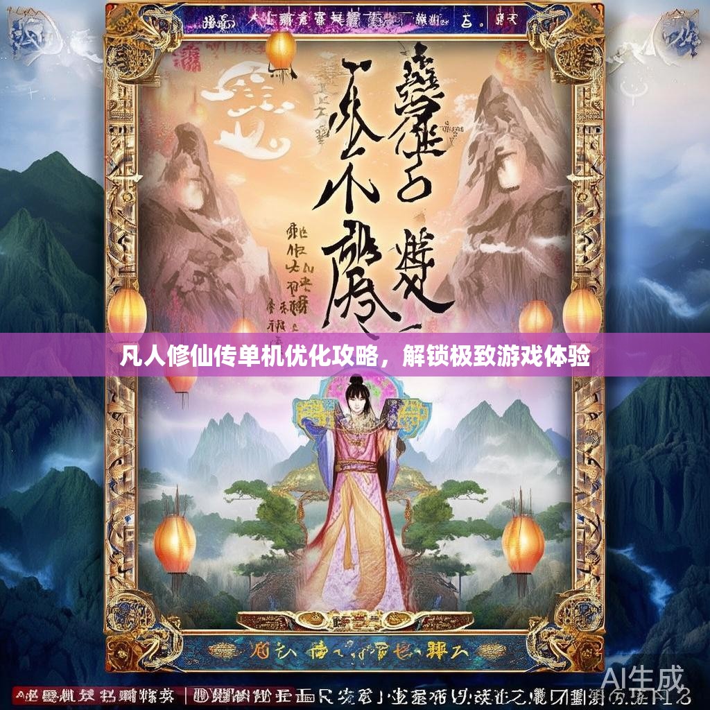 凡人修仙传单机优化攻略,解锁极致游戏体验 凡人修仙传单机优化攻略,解锁极致游戏体验