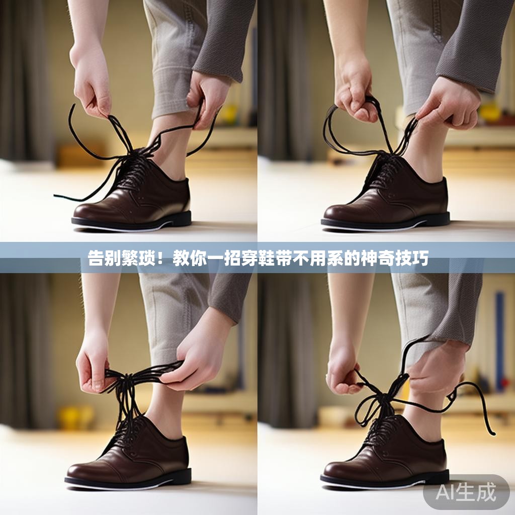 告别繁琐！教你一招穿鞋带不用系的神奇技巧